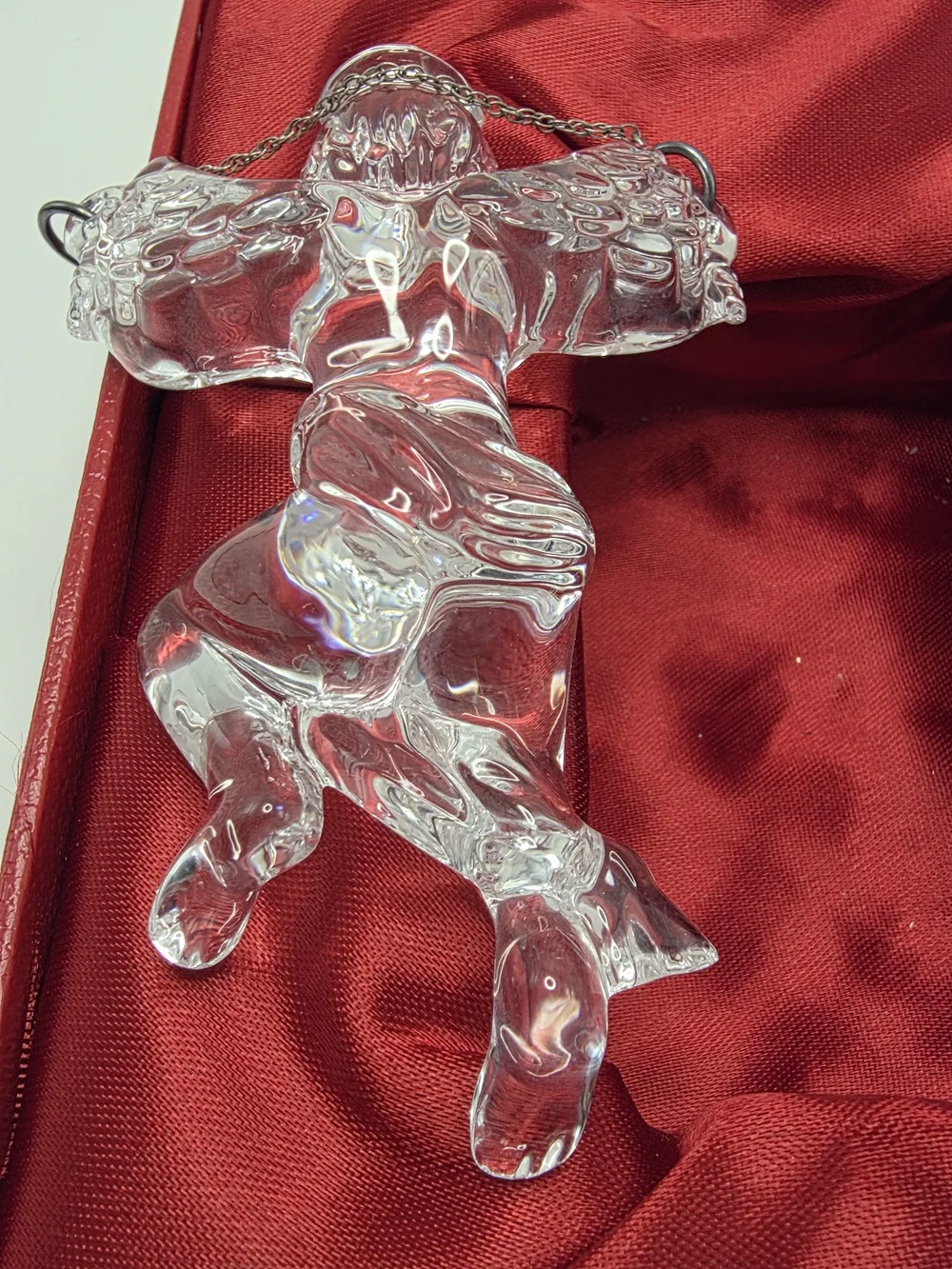 Waterford Crystal 2004 Annual Angel Christmas Ornament #128569 With Box